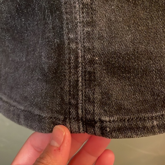 Black Midi Jean Skirt - Picture 4 of 6